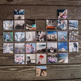 28 Imanes para formar un corazón de fotos personalizados