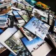 4 Imanes Grandes de fotos personalizados (9x7)